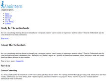 Tablet Screenshot of internshipland.com